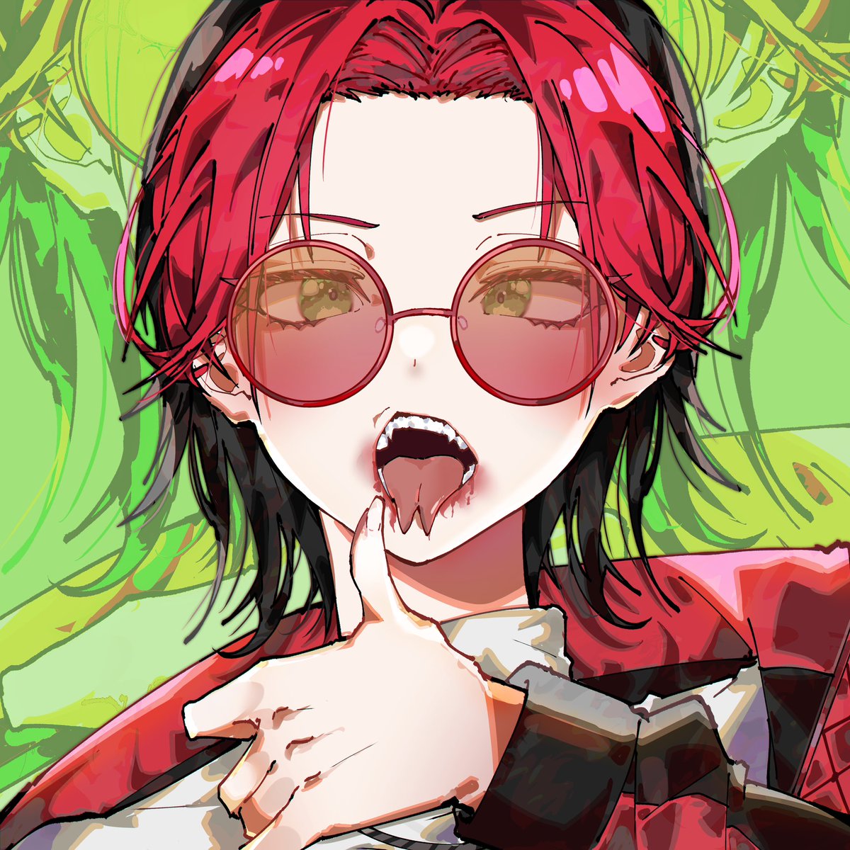 “One bite isn’t enough, huh?” 🐍

🎨: Osuosu06 (fiverr)

#ENVtuber #Vtuber #VTuberUprising