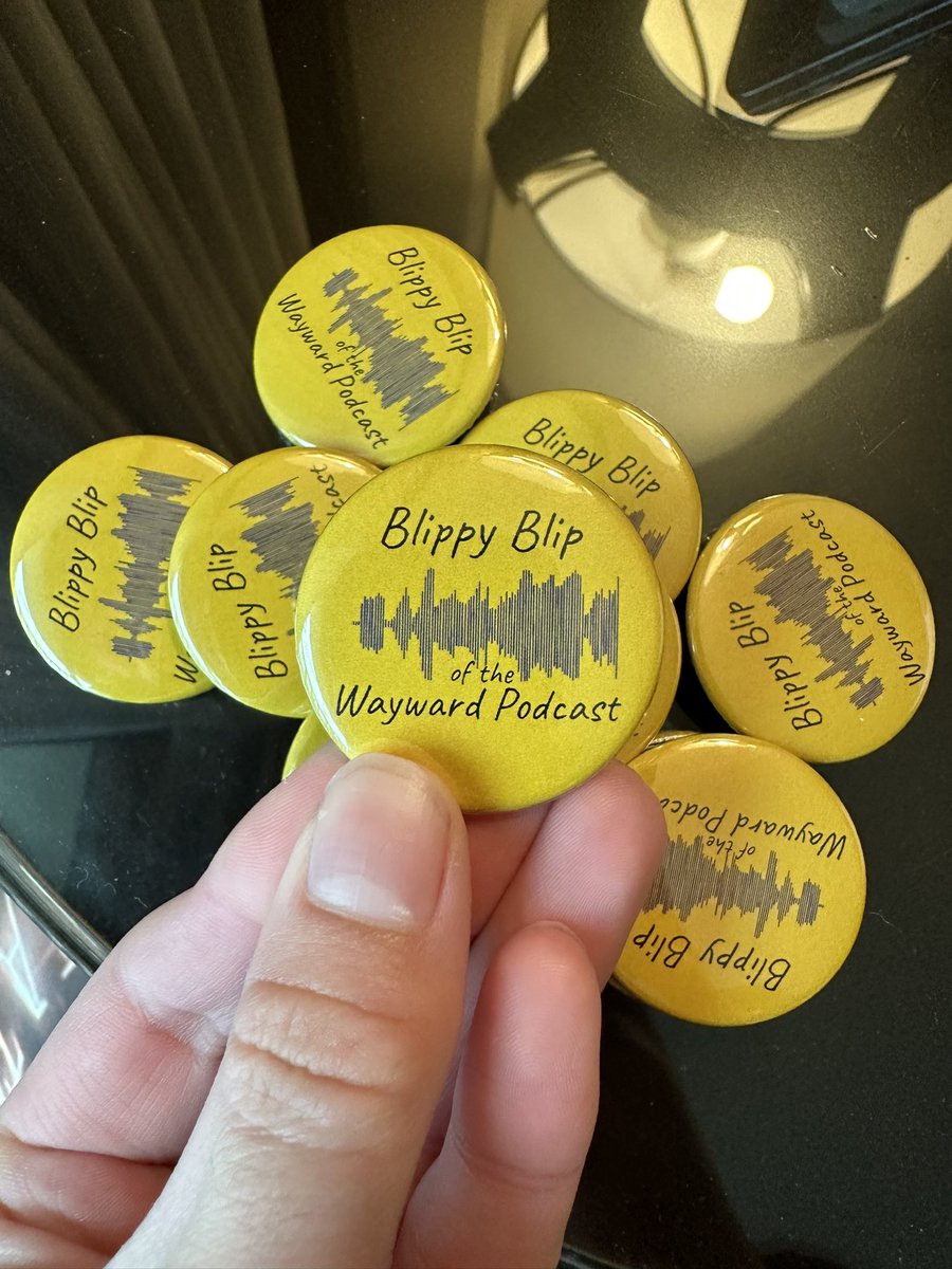 waywardlyme's tweet photo. I made pins for the #waywardpodcast live on Friday. I have a bunch so anyone that wants one feel free to come find me. I’ll also be handing them out in line for the podcast. #spnsf @CreationEnt https://t.co/ADOex0bDrY
