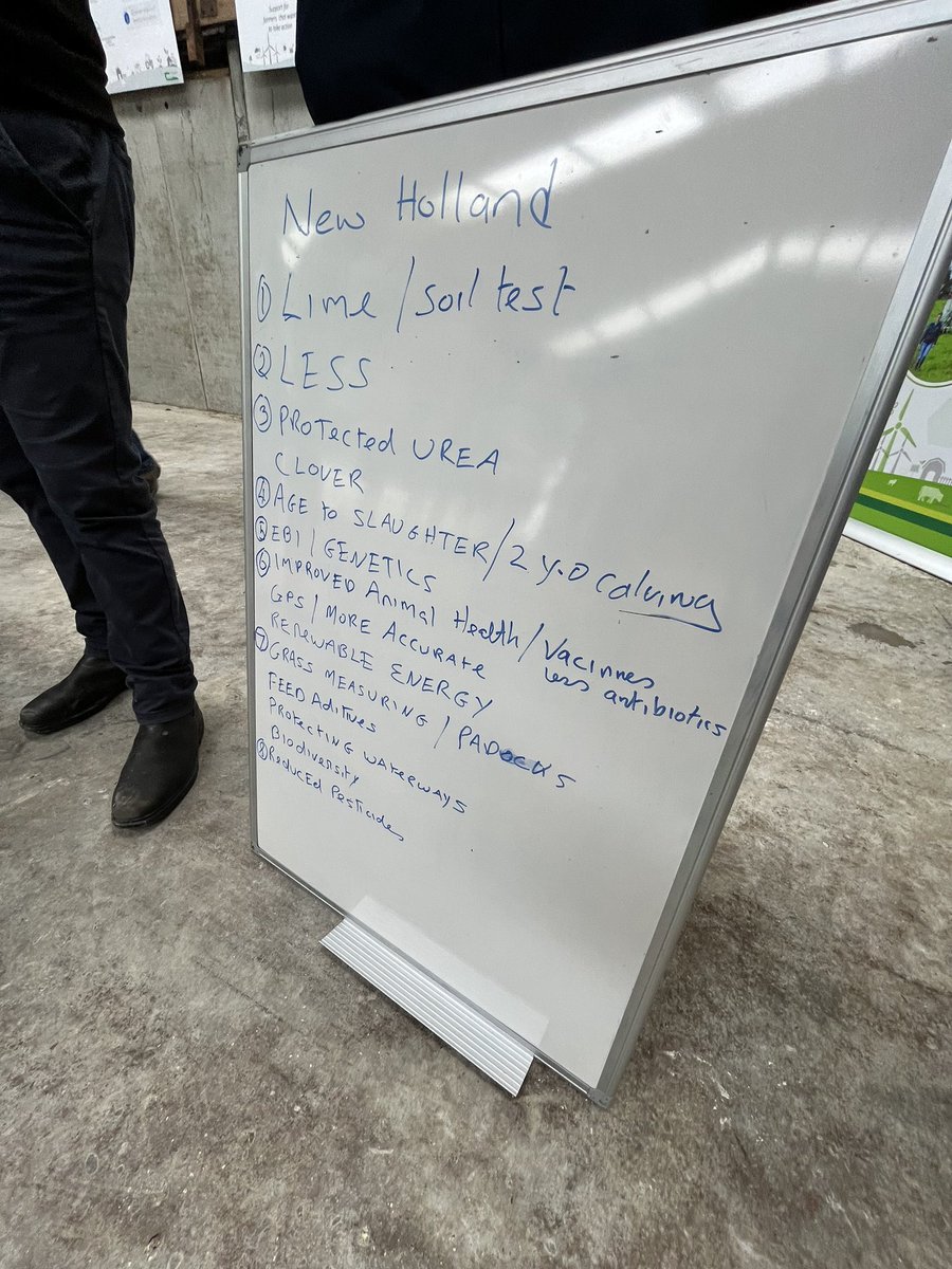 Have to commend the <a href="/TeagascSLD/">Teagasc Sligo Leitrim Donegal</a> team on an informative &amp; interactive launch of the <a href="/TeagascSignpost/">TeagascSignpost</a> on the People’s farm in Carrigans, Donegal. We were divided into group to consider what actions could be implemented on farm. Think team New Holland won if you ask me 👏🏅☘️