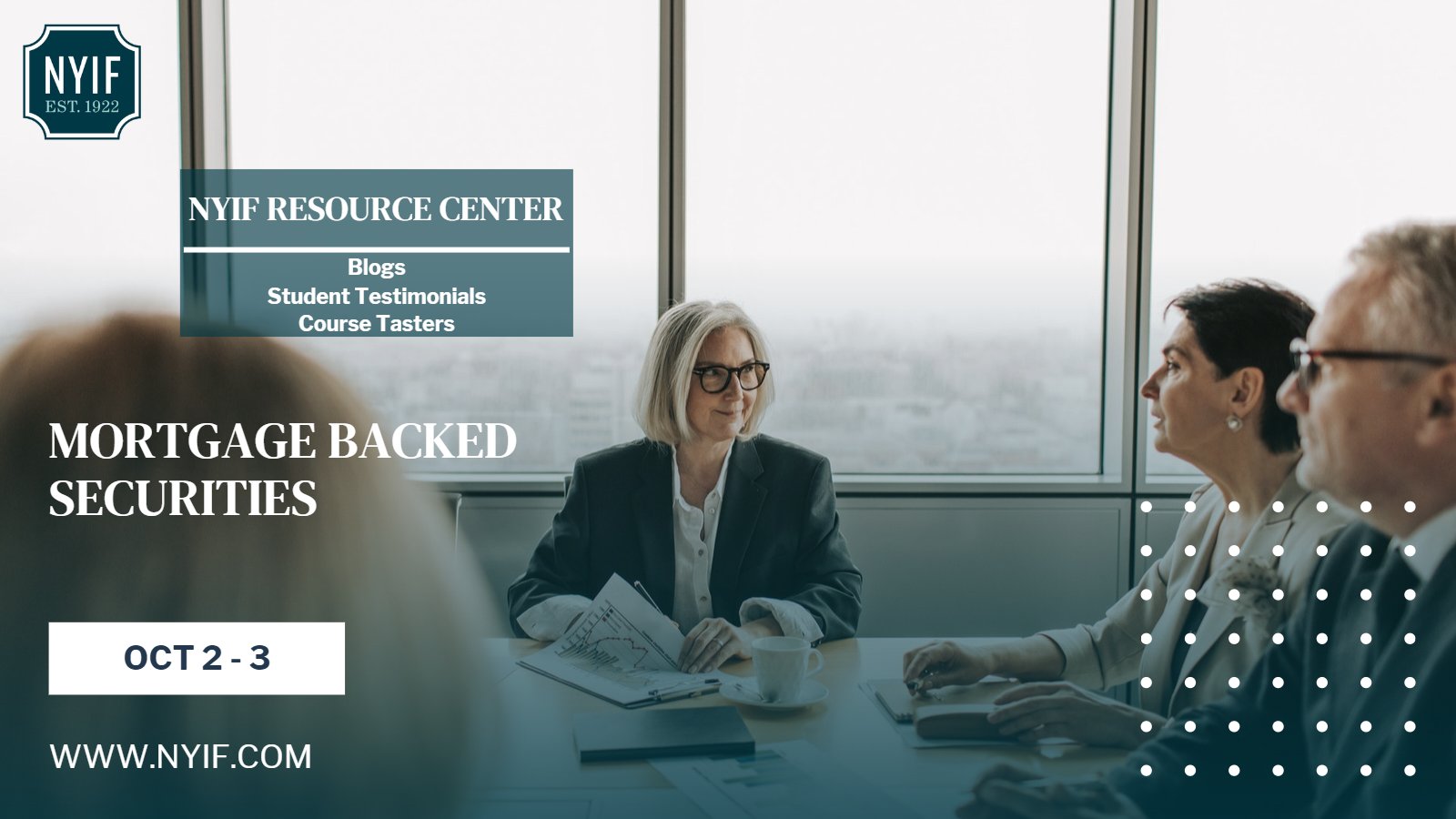 New York Institute of Finance on Twitter "Ready to dive into the world of Mortgage Backed