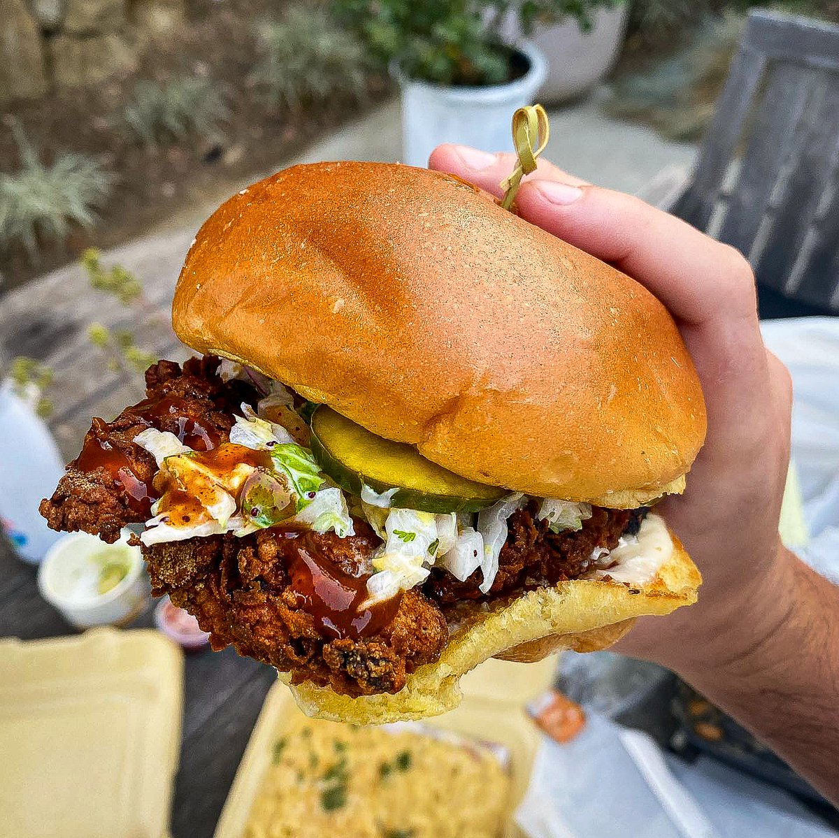 SBPublicMarket's tweet photo. National Fried Chicken Day is a national holiday, and Shalhoob's is the only place to celebrate. Get your fix of one of the best soul-warming, fried chicken sandwiches in SB today 🍗😋
@shalhoobsatthemarket #SBPublicMarket #NationalFriedChickenDay

📸@food_doodes https://t.co/kwxO3EmJxl