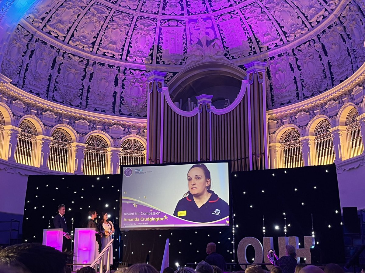 Well done Amanda Crudgington for winning the award for Compassion, such a touching nomination! 💖🎉 #OUHAwards23