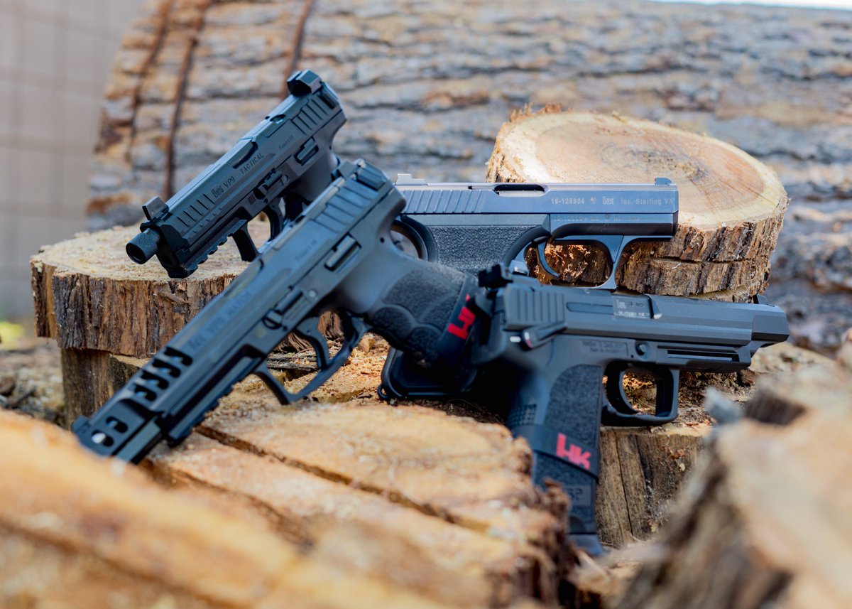 HK Handguns: where reliability meets deadly precision.  We received a beautiful pre-owned HK P7 M8 in great conditions.  Swipe right to see it with a group of new HK Handguns we also have available today.