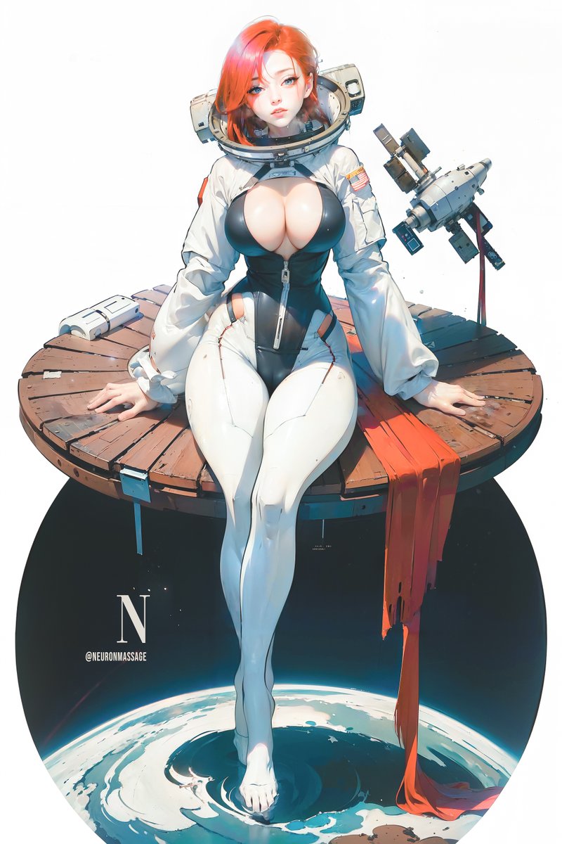 neuronmassage's tweet photo. THICCSTRONAUTS 2137: ON THE TOP OF THE WORLD #AIイラストくん https://t.co/LSBOEJMIc9