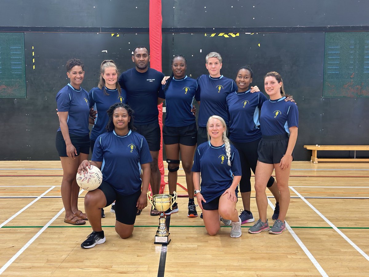 MacPhee86's tweet photo. Boden Cup Champions💪. Day out the office with 17 P&amp;M playing Netball in memory of Maj Boden, who passed away in 2013 suddenly, whilst an OC in 52 Sqn. 3rd time winning this. Proud of the effort today beating @165PortRegtRLC 💪@73_SQN_LSTW @CO_LSTW @UKArmyLogistics @RLCCorpsSM https://t.co/pQmMyEfy2A