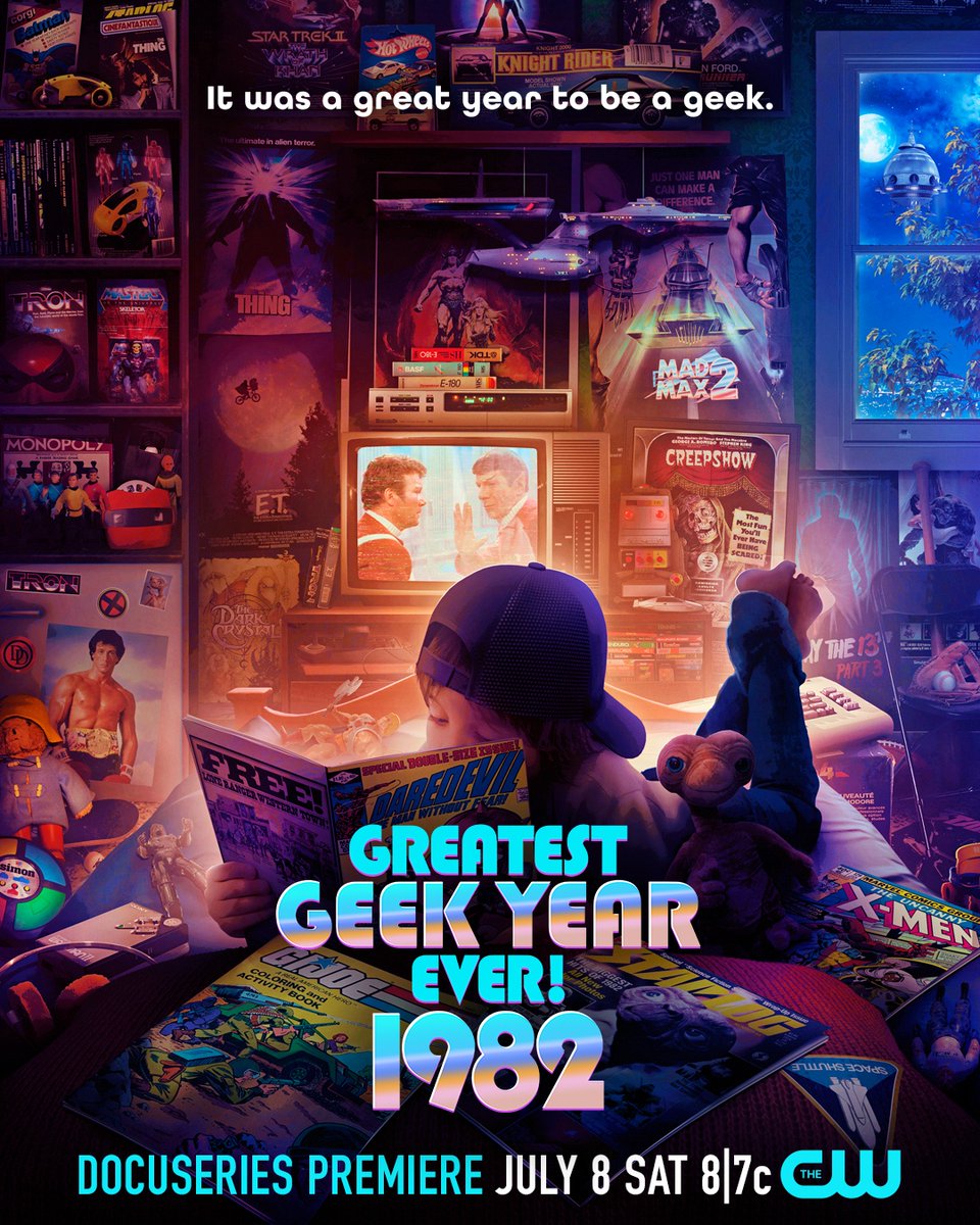 Don’t miss Greatest Geek Year Ever this July on The CW or the free CW app and join us in Raleigh for a special look at the making of the series with producer Mark A. Altman and stars Barry Bostwick, Laura Banks and special guest Charles de Lauzirika.