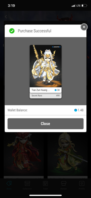 UpUp_Crypto's tweet photo. I needed the secret rare to finish this #pilifantasy set, so decided to just roll the dice and give in to my #degen side.  @veve_official  🙏  #VeVe Let's Go!!!!!  Yes, I'm a #pili believer.  Bring on the puppets! https://t.co/Ehsbnz5b7Y