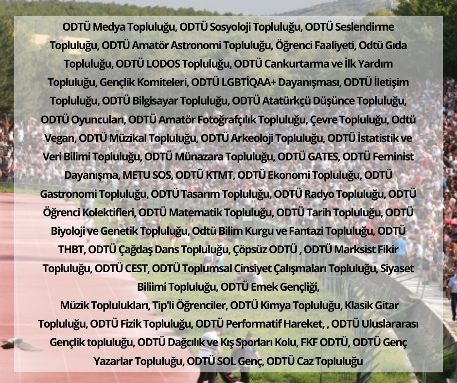 odtucaz's tweet photo. Birlikteliğimizden ve Devrim Mezuniyetinden vazgeçmiyoruz! Herkesi mezuniyete sahip çıkmaya çağıyoruz, @odtuft siz de bizimle misiniz? #DevrimdeMezuniyetEngellenemez https://t.co/8H0lSIuHk5