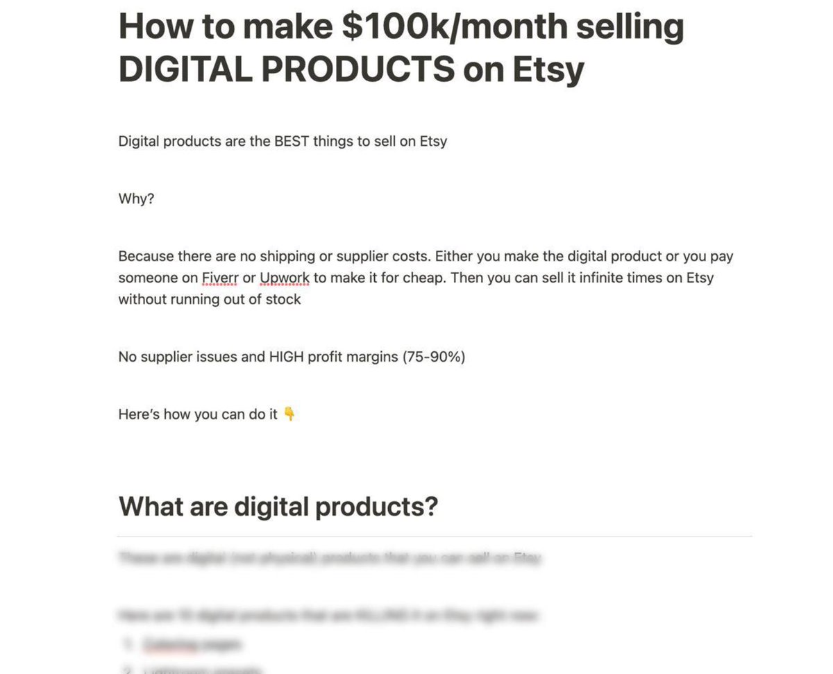 anibaldinelli's tweet image. Digital products are the BEST thing to sell on Etsy

No shipping costs, no supplier issues are 80-90% profit margins

I wrote a full guide on building a 6/7 figure digital product brand on Etsy

Like, Retweet + Comment &apos;Etsy&apos; and I&apos;ll DM it to you for FREE

(must be following)