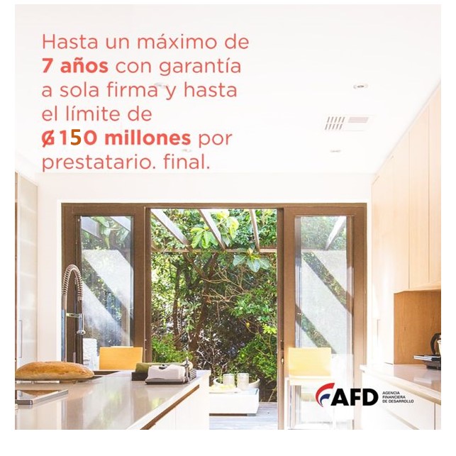 afd_py's tweet image. 📌 Con  MI CASA podes financiar hasta ₲. 1.500 millones en los siguientes plazos:

•Hasta 84 meses: con garantía a sola firma o codeudoría.
•Hasta 20 años: con garantía hipotecaria.
•Hasta 30 años: con garantía fiduciaria.

Infórmate más en:
➡️ afd.gov.py/producto/mi-ca…