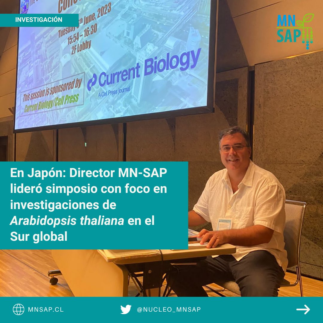 🌱En la última edición de <a href="/ICAR_2023/">ICAR2023</a> se realizó un simposio exclusivo sobre los avances realizados en los países del Sur global a partir de Arabidopsis thaliana 🌱. Fuimos representados por nuestro director e investigador, Dr. José Estévez 👏.

🔗bit.ly/3XCXbr7