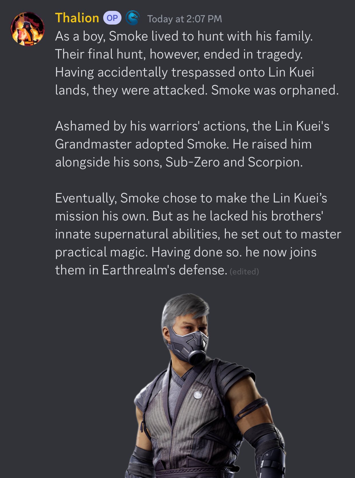 Mortal Kombat 1 - we need Human Smoke to be playable again. : r/MortalKombat