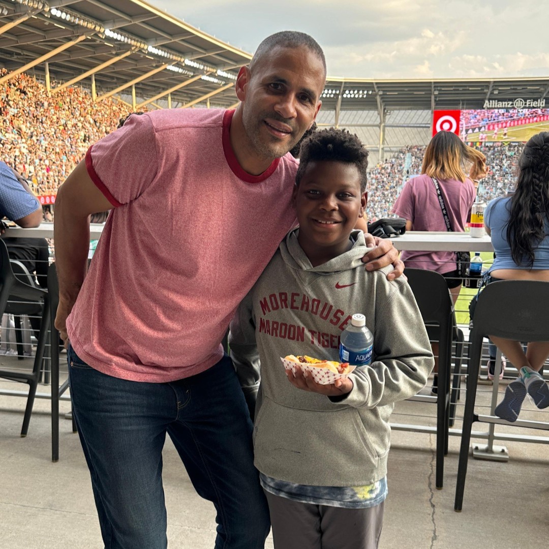 Go Loons!💙⚽ Last Saturday, Sanneh staff, families and supporters had so much fun cheering on @MNUFC as they beat the Portland Timbers! #soccer #mnufc #goal