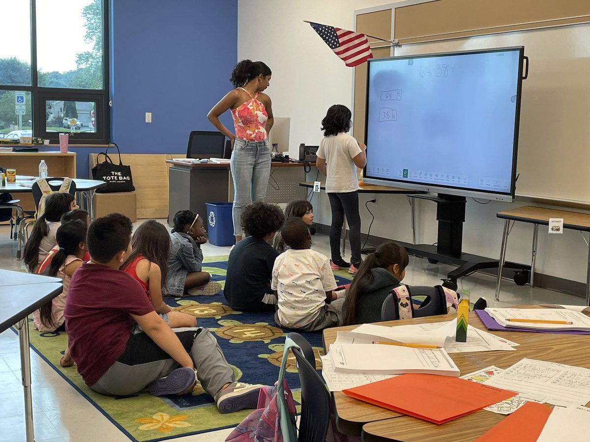 HarrietTubmanES's tweet photo. Day 1 of summer was full of happy memories! Thanks to @HarrietTubmanAP and @yevyvienna for leading our troops! @MCPSTitleI https://t.co/u4IPKVVG33