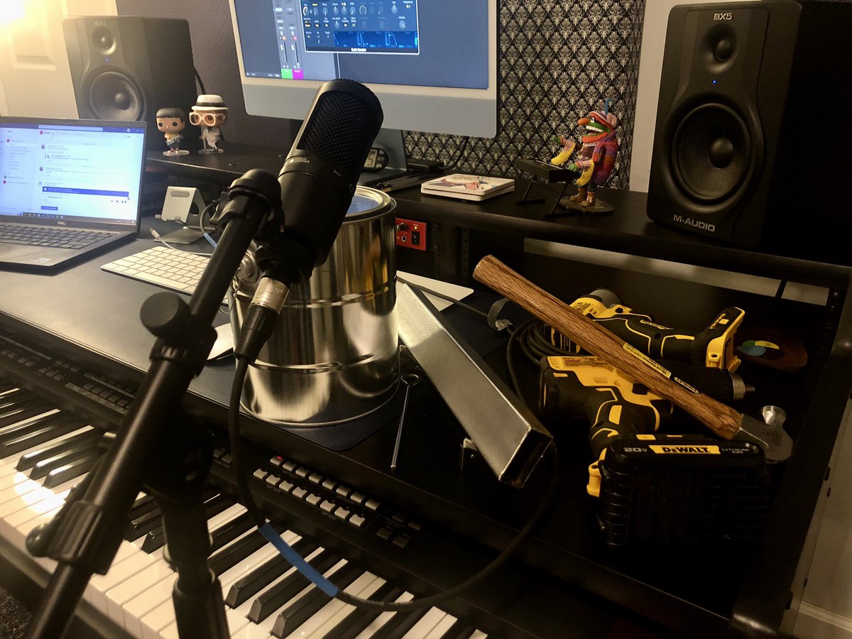 JMBrauer's tweet photo. Studio construction project or very serious sampling for my actual full-time job? Who’s to say! https://t.co/jBou9knmcD