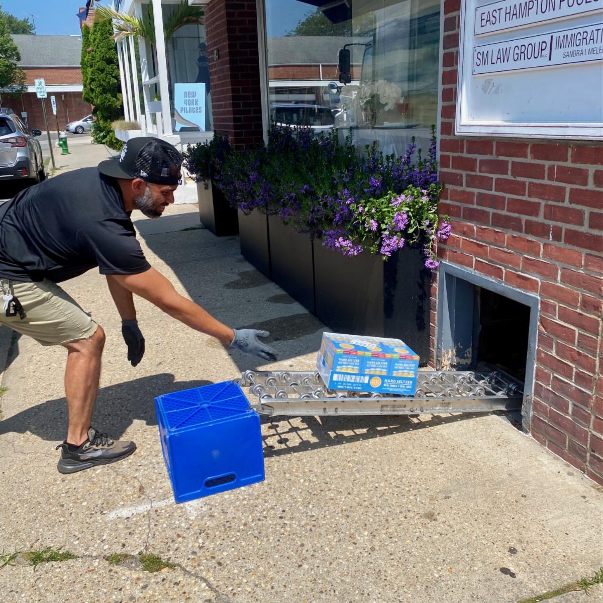 Restocking after the long, thirsty Holiday wknd! #readyfortheweekend #hamptonssummer #summerfun #winestore #spiritsstore #highnoon #easthampton #thehamptons
