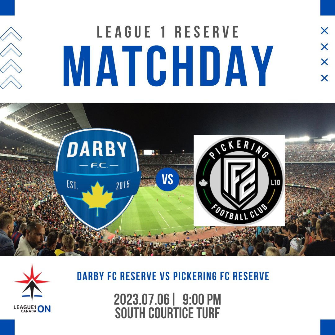 🎉League 1 Reserve Matchday!🎉

⚽Darby FC Reserve takes on Pickering FC Reserve at South Courtice Turf!⚽

Good Luck Ladies👊