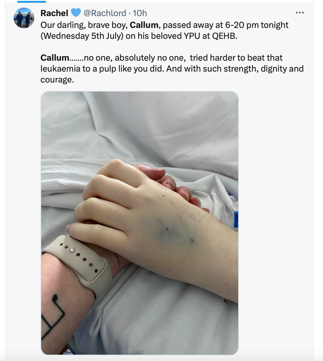 janiesaysyay's tweet photo. #RIPCallum #Leukemia #Lymphoma #BadBlood #WhiteLines #HighAnxiety #WhatDoesTheMouseSay #cancer #CancerAwareness #CancerResearch #oncology #MedTwitter https://t.co/lORpj2PJC1