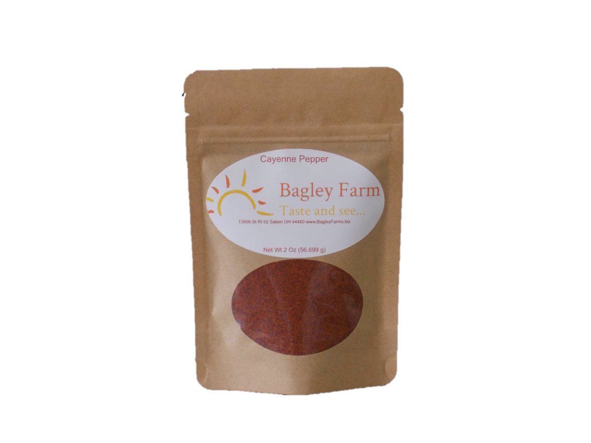 BagleyFarmsOhio's tweet image. Bagley Farm's Organic Cayenne Pepper 2 oz Certified Organic 
Order here BagleyFarms.biz
#healthy #longtermstorage
