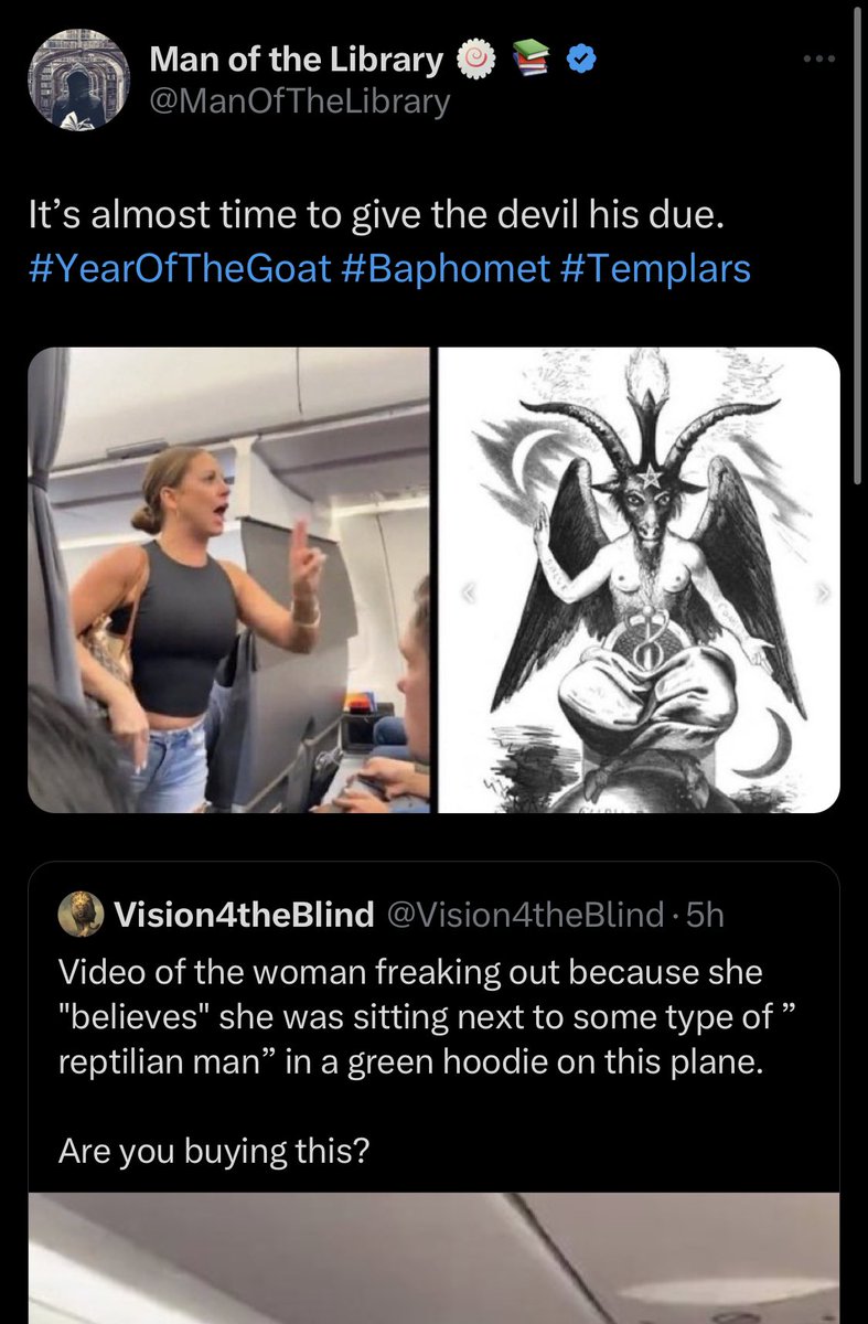 Since I exposed Sean Nguyen / <a href="/ManOfTheLibrary/">Man of the Library 📚</a> all he does now is talk about the devil, or occultism. I’m sure that’s not what your followers are following you for. #DMTCrackhead #ReadMoreBooks #SayNoToDrugs #LibraryClosed #0Engagement #YourPageIsDead #Stupid