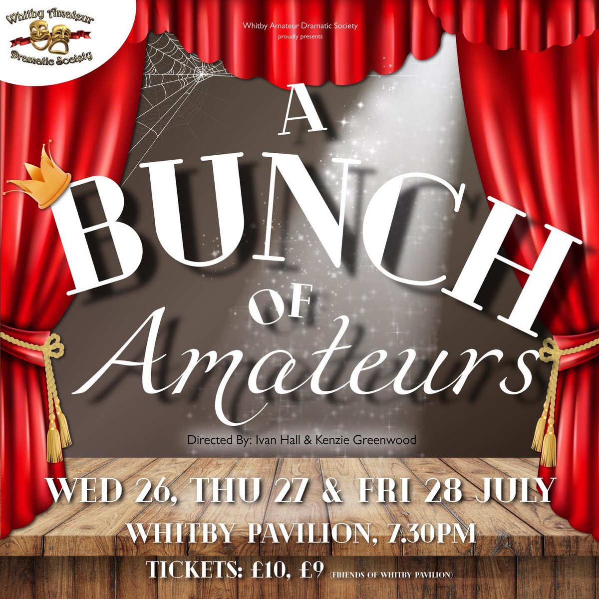 Join us <a href="/Whitbypavilion/">Whitby Pavilion</a> this July for A Bunch of Amateurs. 

Tickets on sale now. 

<a href="/gazetteinwhitby/">Whitby Gazette</a> <a href="/WhitbyWhatsOn/">WhitbyWhatsOn</a> <a href="/VisitWhitby/">Visit Whitby</a>
