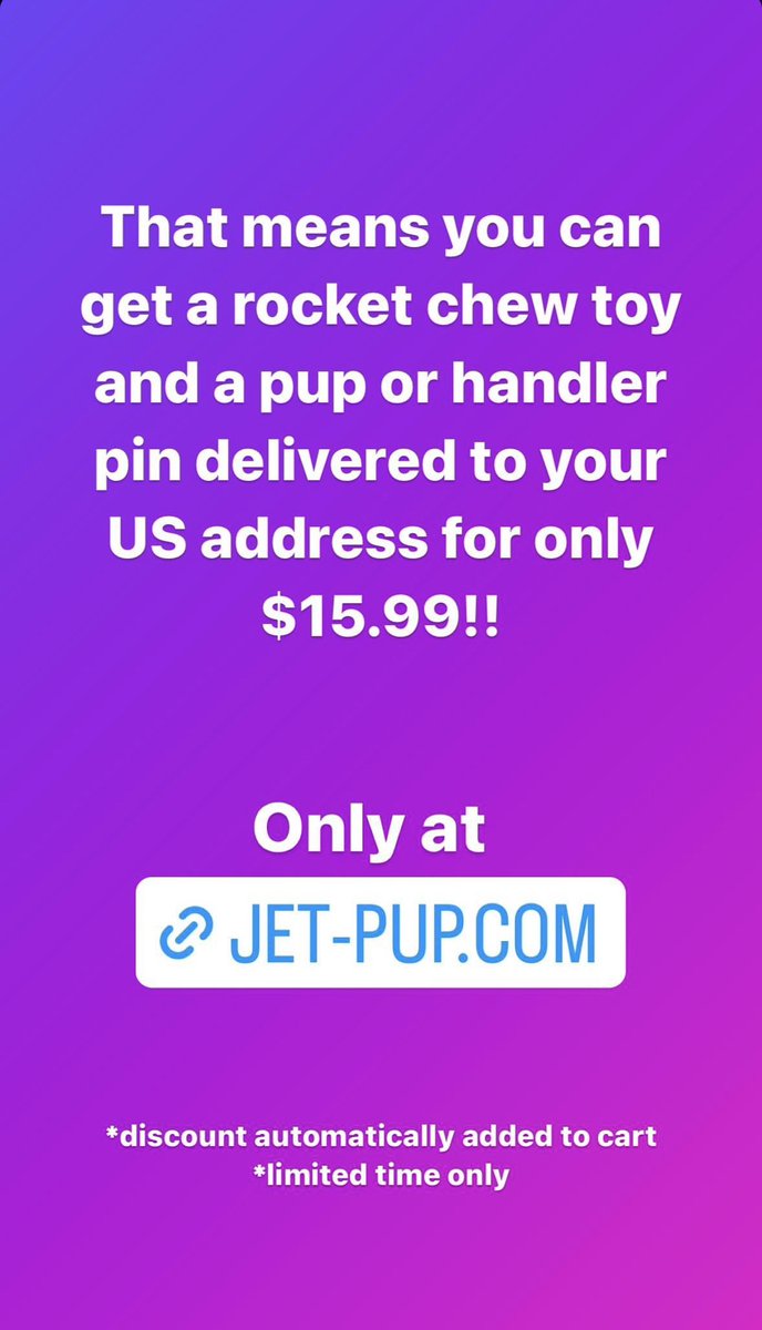 JetPup_Store's tweet photo. CLEARANCE SALE + FREE PIN! 🦴
VISIT https://t.co/6zN8Is2Cbs NOW!!!! 🐶🐾 https://t.co/PUEY8lGvw2