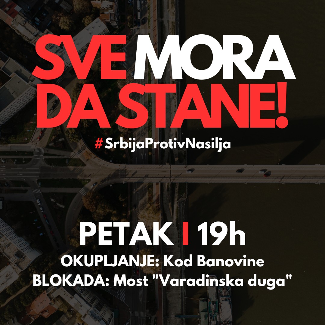 JankoFejdi's tweet photo. Dragi moj #NoviSad, sutra šetamo za još jedan mlad ugašen život u femicidu, kao i za našu stariju sugrađanku koja je izbačena iz svoje kuće jer je privatni investitor bacio šapu na još jednu parcelu u našem Novom Sadu.
19h ispred Banovine
#SrbijaProtivNasilja
#SveMoraDaStane https://t.co/ZZF8xmODvB