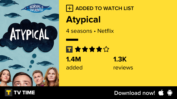 mandiiize's tweet image. I've just started following Atypical tvtime.com/r/2SDkm #tvtime