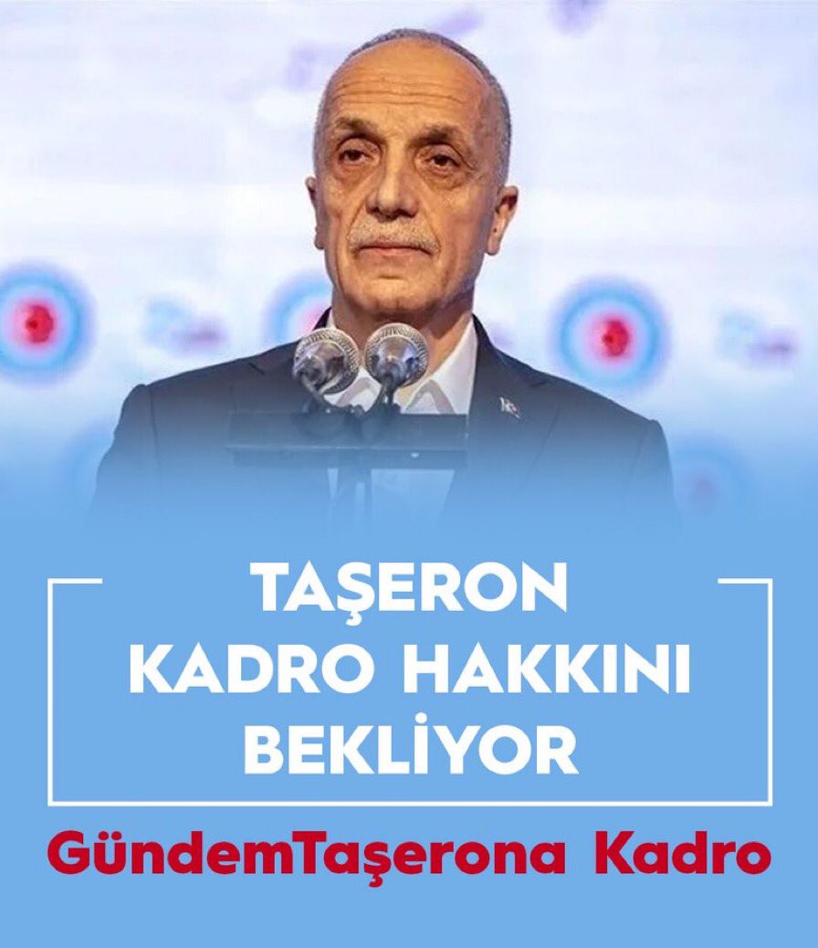 kadrosuz123's tweet photo. RTETaşeron Bekliyor sayın Cumhurbaşkanım @RTErdogan 

Sayın Türk iş başkanı Ergün Atalay
Kamuda ayrımsız taşerona kadro hakları verilsin. Söz verildi sözler tutulsun..  @turkiskonf @Yolissendikasi @isikhanvedat @vedatbilgn https://t.co/HAvAJIwTW9