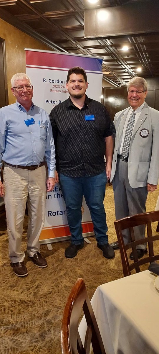 Conducted my 1st Rotary meeting today as Club President! Rotary District 7210 Governor Peter Sullivan also visited our club today to speak! It was a great first meeting of the new Rotary year!
