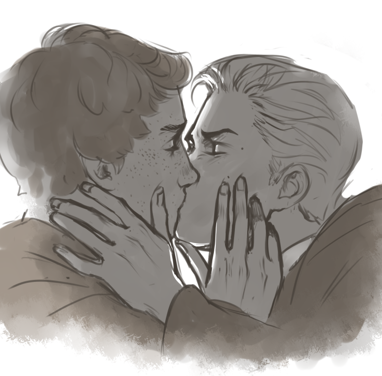 mouth_crazy's tweet photo. Is it International Kissing Day today??👀
#Sebinis #SebastianSallow #OminisGaunt #HogwartsLegacy #iamcrying https://t.co/c7iT6CvOoB