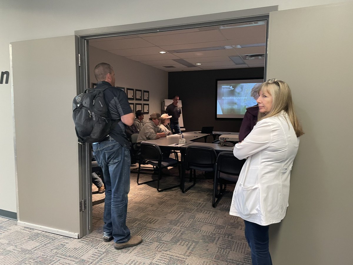 Spending the day with a great group of summer students from North Sask retail locations. Getting to hear from Scott Anderson from R&amp;D at AIM site after an awesome R&amp;D lab tour in Saskatoon. <a href="/ProvenSeed/">Proven Seed</a> <a href="/NutrienAgCda/">Nutrien Ag Solutions Canada</a> @NutrienAg_CSK