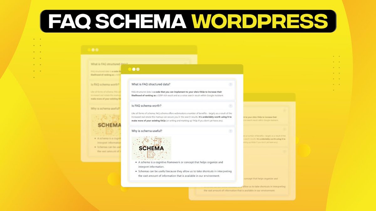 Ydesignservices's tweet photo. Are you eager to optimize your WordPress site with FAQ schema? 

#Schema #FAQ #FAQSchema #FAQschemacode #FAQSchemaforWordpress #FAQSchemaGuidelines #HowtoaddFAQSchema #WordpressFAQSchema

https://t.co/2afqBRZLVS https://t.co/v44NcCNe1M