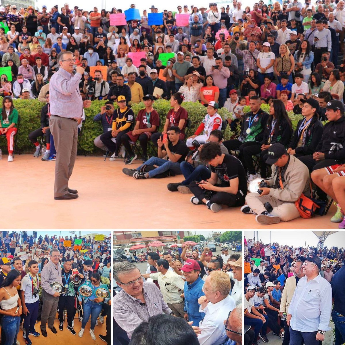 _valdespjesus's tweet photo. Marcelo Ebrard sostuvo un diálogo con jóvenes deportistas en Ixtapaluca, Estado de México. 

“Vamos por el sueño de ampliar al menos 300% el apoyo a los jóvenes deportistas en los próximos años”. 

¡Hasta la victoria!

#ConMarceloSí #AvanzadaNacional 

@avanzada_n @m_ebrard https://t.co/suGV3zmziq