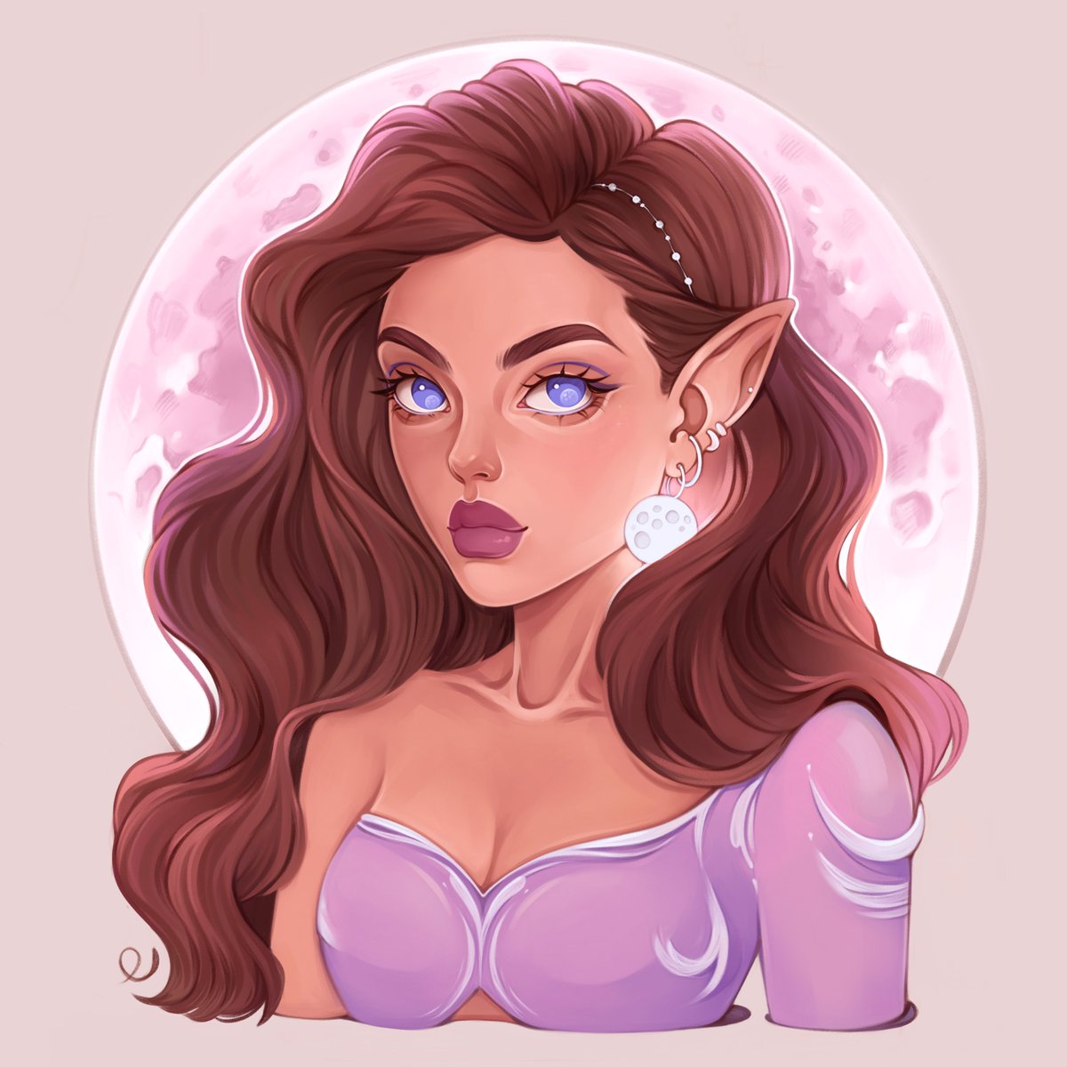 valley__art's tweet photo. ✨Gn &amp; NEW DROP✨

Meet the moon elf! 
"...unusually calm and serene, radiating an air of mystery and enchantment wherever she goes" 

#kk https://t.co/R5JoWM92Ac