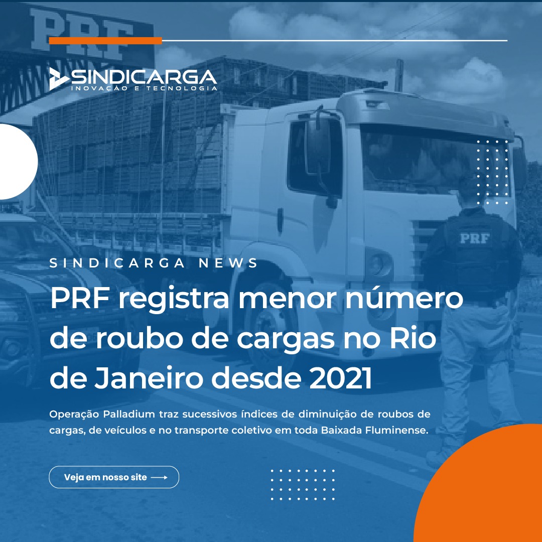 PRF REGISTRA MENOR NÚMERO DE ROUBO DE CARGAS NO RIO DE JANEIRO DESDE 2021 

📰Quer ler a matéria completa? Acesse nosso site! 

sindicarga.org.br/prf-registra-m…