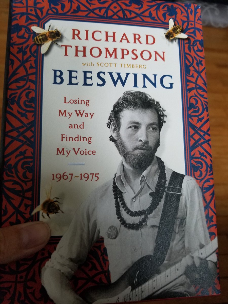 KimberlyYNL's tweet photo. Just read #richardthompson #book #beeswing what a stellar tale of #music history and I love the song! Ty for suggesting the book #larryfoley @RthompsonMusic please come to #Newfoundland Richard! #bigfan #folkmusic https://t.co/iRWrFydaTR