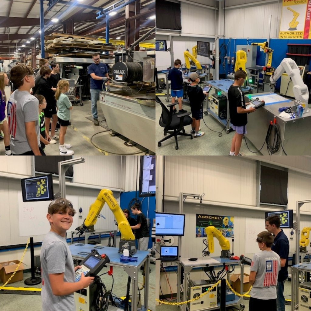 adaptecsolution's tweet image. Last week, we had an amazing time hosting Take Your Child to Adaptec Day! Our kids saw behind the scenes of our current robotic builds. They learned about programming robots and even challenged our CRX to tic-tac-toe!