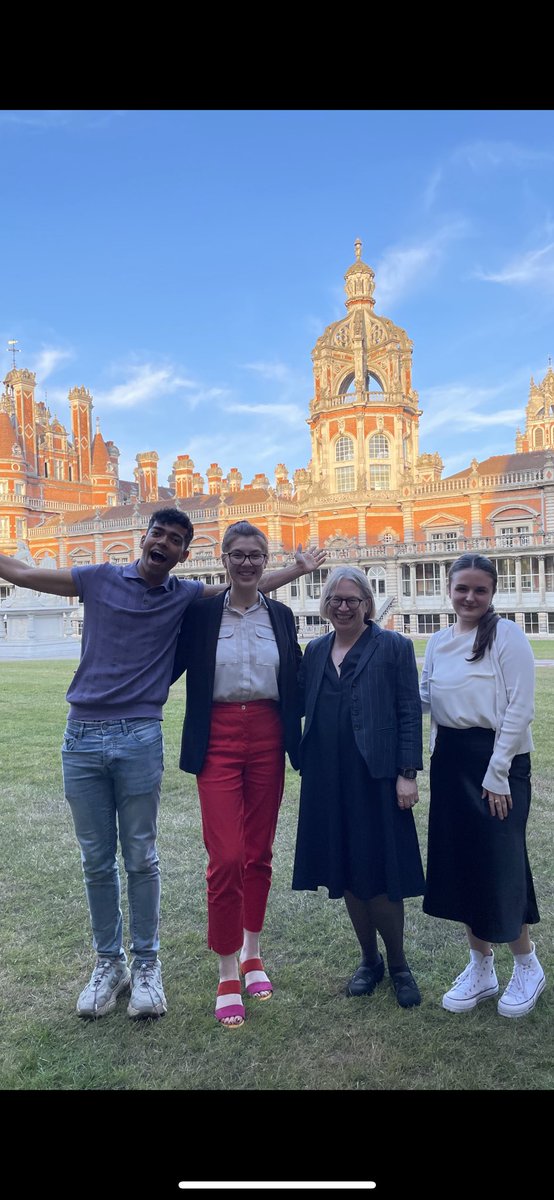 Julie Sanders (@profjsanders) on Twitter photo A chance to say thank you after University Council to this year’s amazing student officers <a href="/RHSUPresident/">Sharanya Sivarajah (she/her)</a> <a href="/RHSUEducation/">Madelaine</a> <a href="/RHSUSocSport/">Alastair Copland VP</a> - Maia, Shrey, Hannah you are a trio of ✨✨✨ A chance to say thank you after University Council to this year’s amazing student officers <a href="/RHSUPresident/">Sharanya Sivarajah (she/her)</a> <a href="/RHSUEducation/">Madelaine</a> <a href="/RHSUSocSport/">Alastair Copland VP</a> - Maia, Shrey, Hannah you are a trio of ✨✨✨