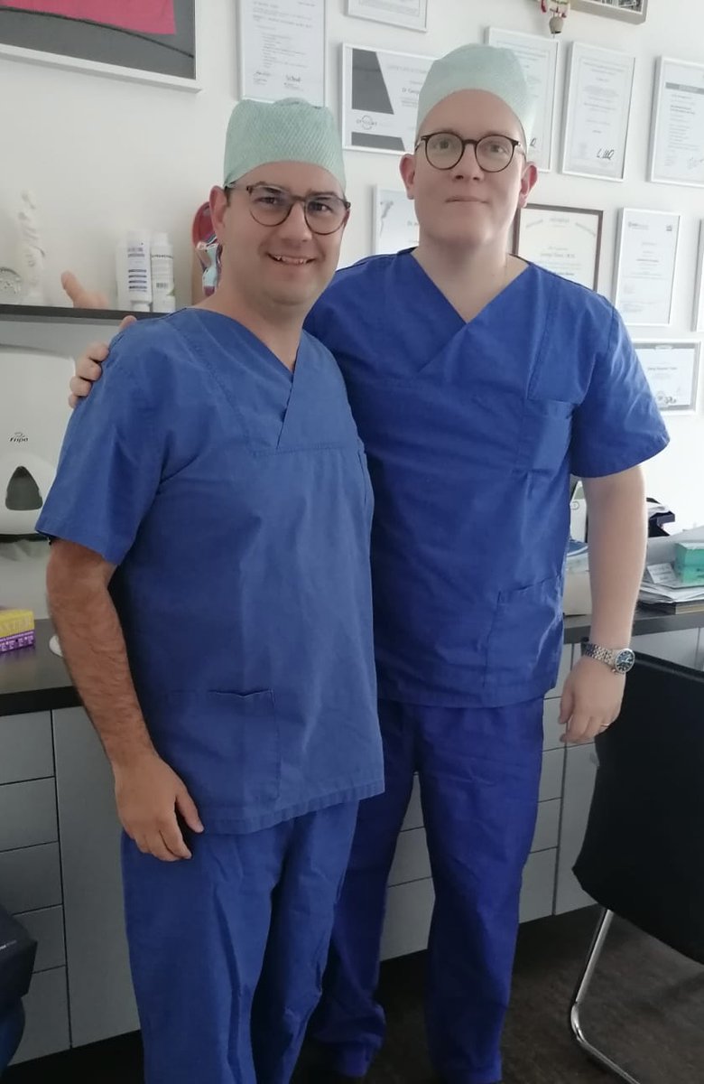 OTosev's tweet photo. Today we successfully performed 7 #Optilume surgeries in Mannheim Urology using local anesthesia with one of the most renowned andrology specialists in Europe, Dr. Franklin Kuehhas from Vienna, Austria.
Thank you for visiting us today Dr. Kuehhas! https://t.co/JWl4MMbaiy