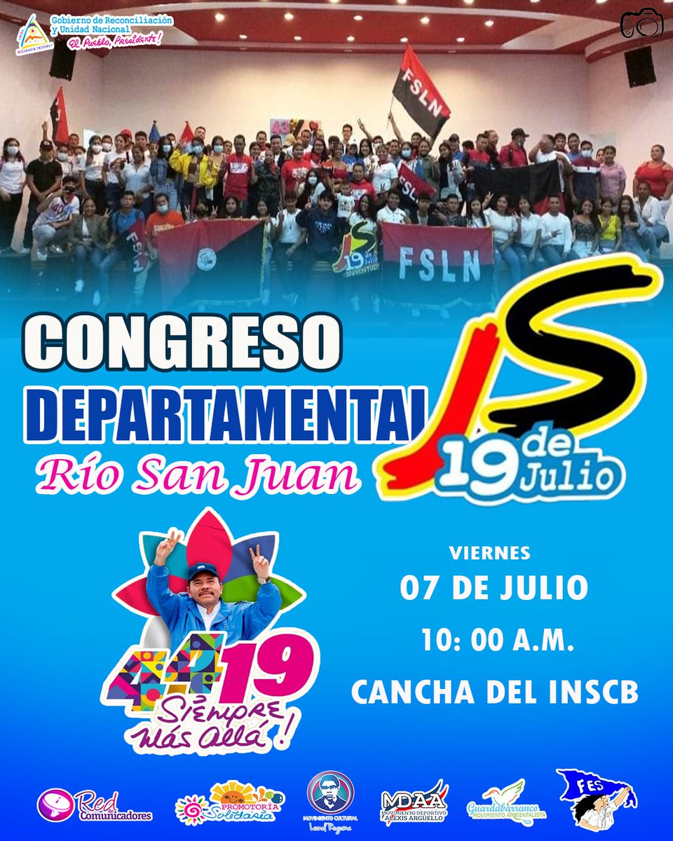 Ya estamos liso desde el departamento de Río San Juan ❤️🖤💯