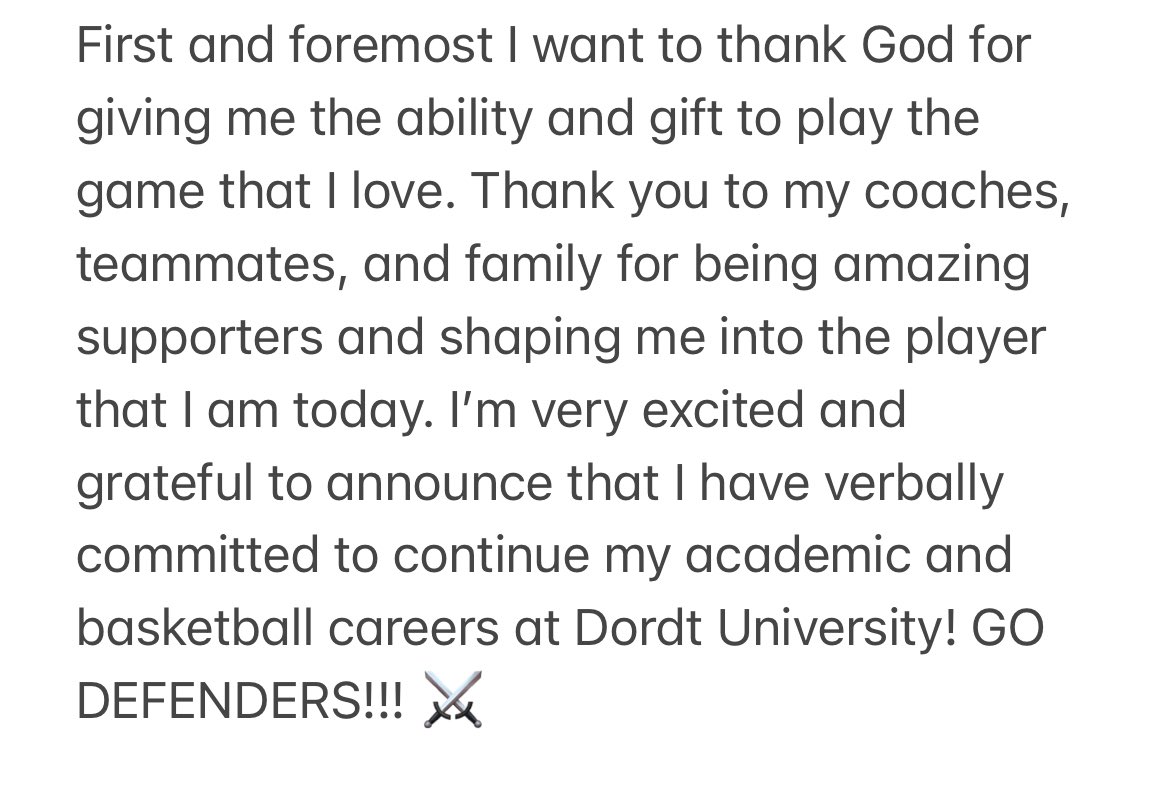 COMMITTED!!!⚫️⚔️🟡
<a href="/CLGirlsHoops/">Central Lyon Girls Basketball</a> <a href="/Airborne_2021/">Midwest All Starz AAU Girl’s Basketball</a> <a href="/DordtWBB/">Dordt University Women's Basketball</a> <a href="/BillHarmsen/">Bill Harmsen</a>