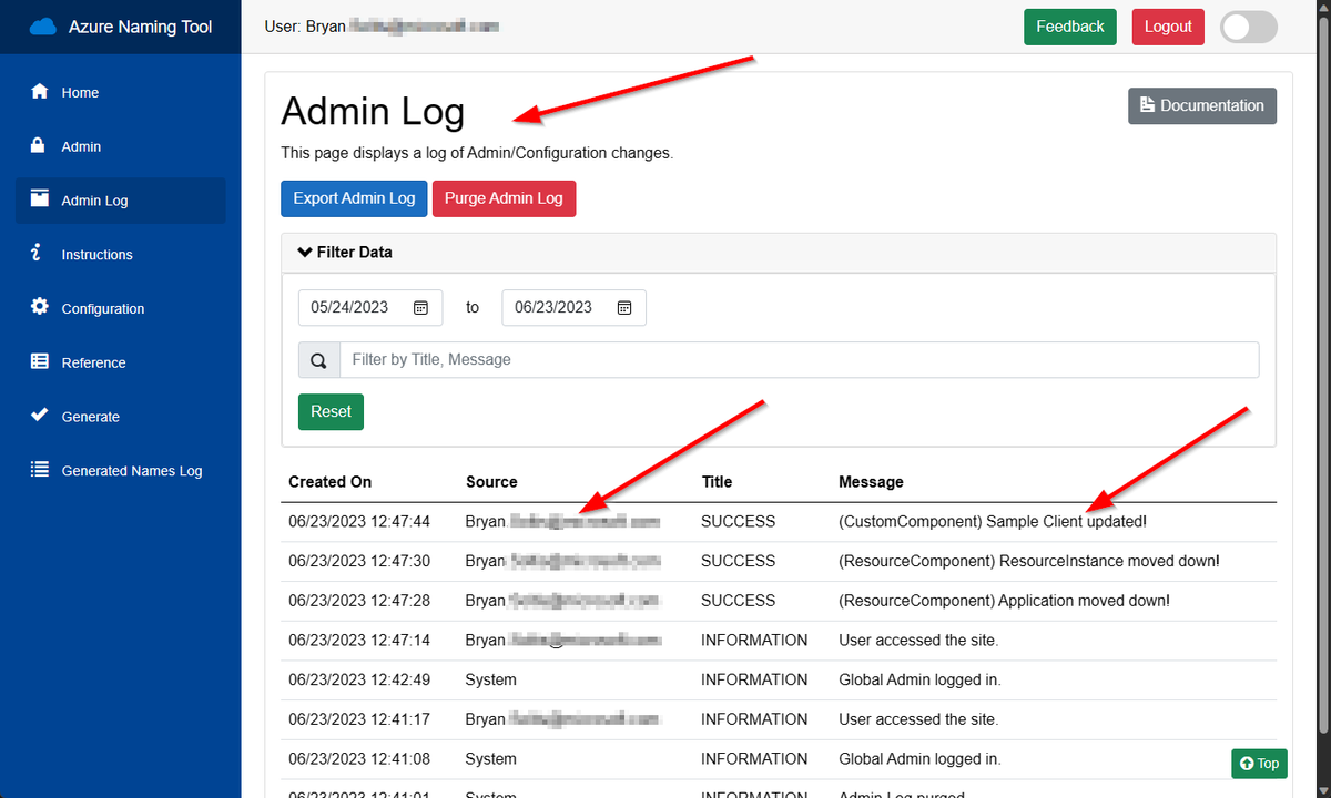 AzureNamingTool's tweet photo. Azure Naming Tool Version 2.8.0 Released!

Huge update today with lots of new features! Identity Provider support, multiple users, activity tracking,  and much more! 
 
Be sure to check out the Release Notes for important topics!

#Azure #BestPractices

https://t.co/xPdZ3M6b2c https://t.co/DW7YeT0kEt