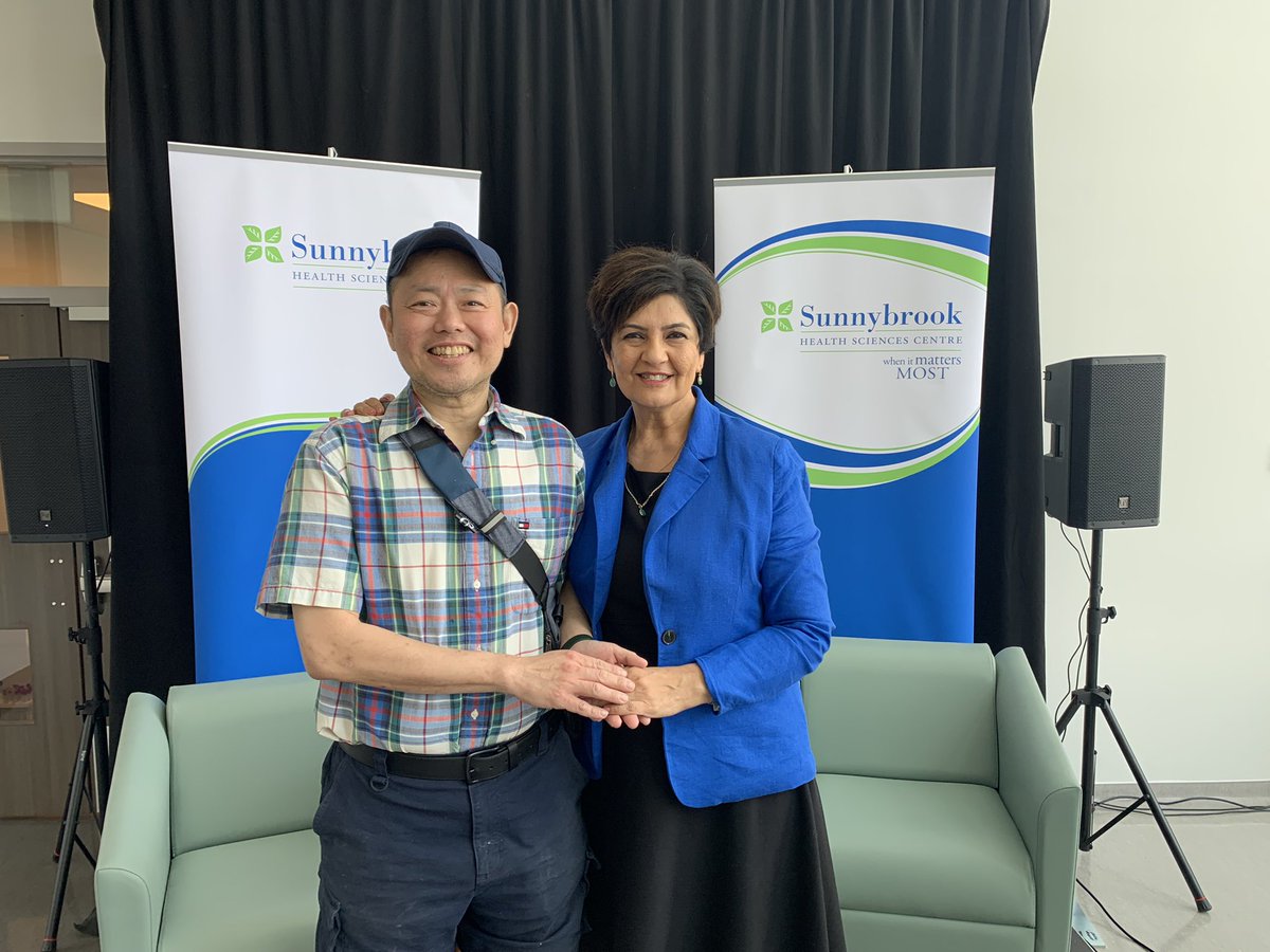 Today, I had the pleasure of visiting <a href="/Sunnybrook/">Sunnybrook Health Sciences Centre</a> where I saluted an exceptional RN Henry Hwang who has been instrumental to the care of my loved one. Amazing knowledge, skill, care and compassion! It is #Nursing as I know it and #Nursing as it should be! THANK YOU!