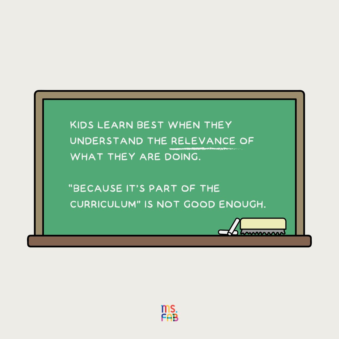 Ana Lorena Fabrega (@anafabrega11) on Twitter photo Kids (& adults!) stay engaged and enjoy the process when they understand the why behind what we encourage them to do.
As <a href="/Gladwell/">Malcolm Gladwell</a> says, “Hard work is a prison sentence only if it does not have meaning.” Kids (& adults!) stay engaged and enjoy the process when they understand the why behind what we encourage them to do.
As <a href="/Gladwell/">Malcolm Gladwell</a> says, “Hard work is a prison sentence only if it does not have meaning.”