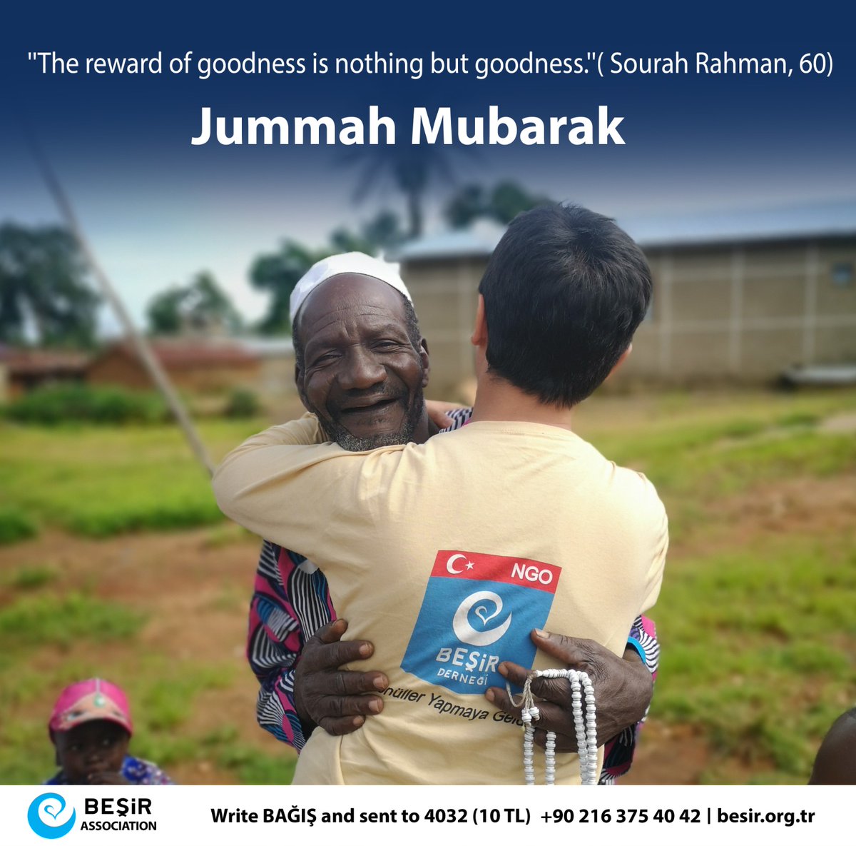 BesirAssoc's tweet photo. ''The reward of goodness is nothing but goodness.''( Sourah Rahman,60)

#Jummahmubarak https://t.co/3BIpZDswVY