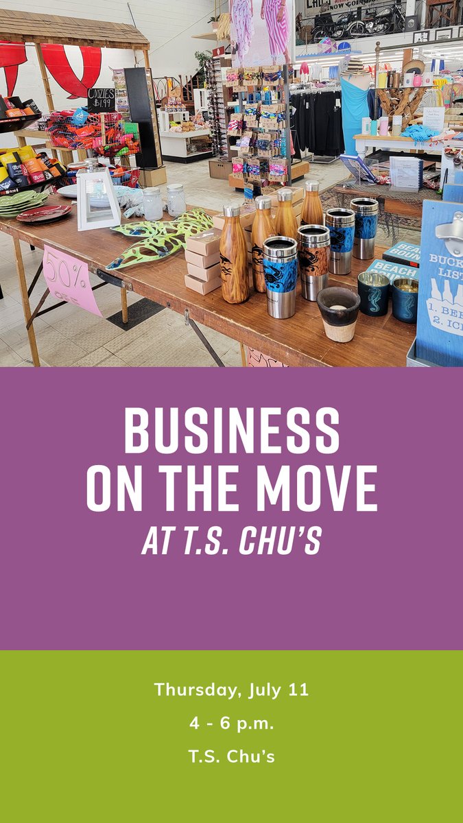 📣CHECK IT OUT!📣
Mark your calendars and join us for these two fantastic events NEXT WEEK!

-Visit Savannah Power Hour-
Register HERE: bit.ly/3O1GSAR to join us.

-T.S. Chu's Business on the Move-
Register HERE: bit.ly/3NI3DbB to join us.