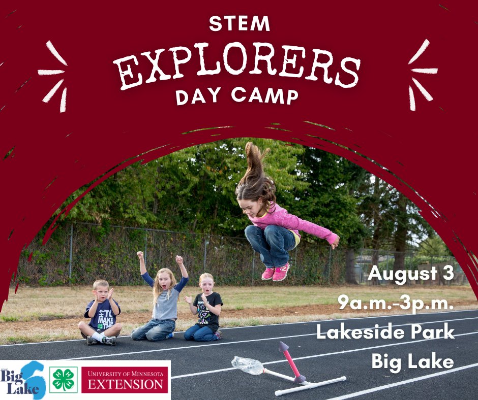 Sherburne4H's tweet photo. Discover the world of #engineering through hands-on #aerospace and #robotics projects! Learn about things that fly, make and design your own vehicles, and test your designs with a fun-filled day of #science fun! Learn more at https://t.co/r5Vm3IRzNa https://t.co/NKyyavDYyU