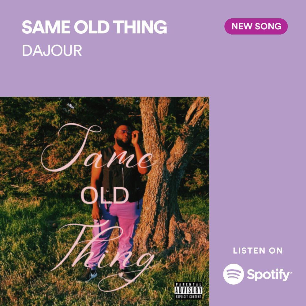 dajourisme's tweet photo. #SAMEOLDTHING 🤴🏾💞🌙
OUT NOW ON 
@SpotifyUSA @spotifyartists 

🤴🏾🍊LISTEN HERE https://t.co/mICZ0WllWr https://t.co/zfBmOwecCc