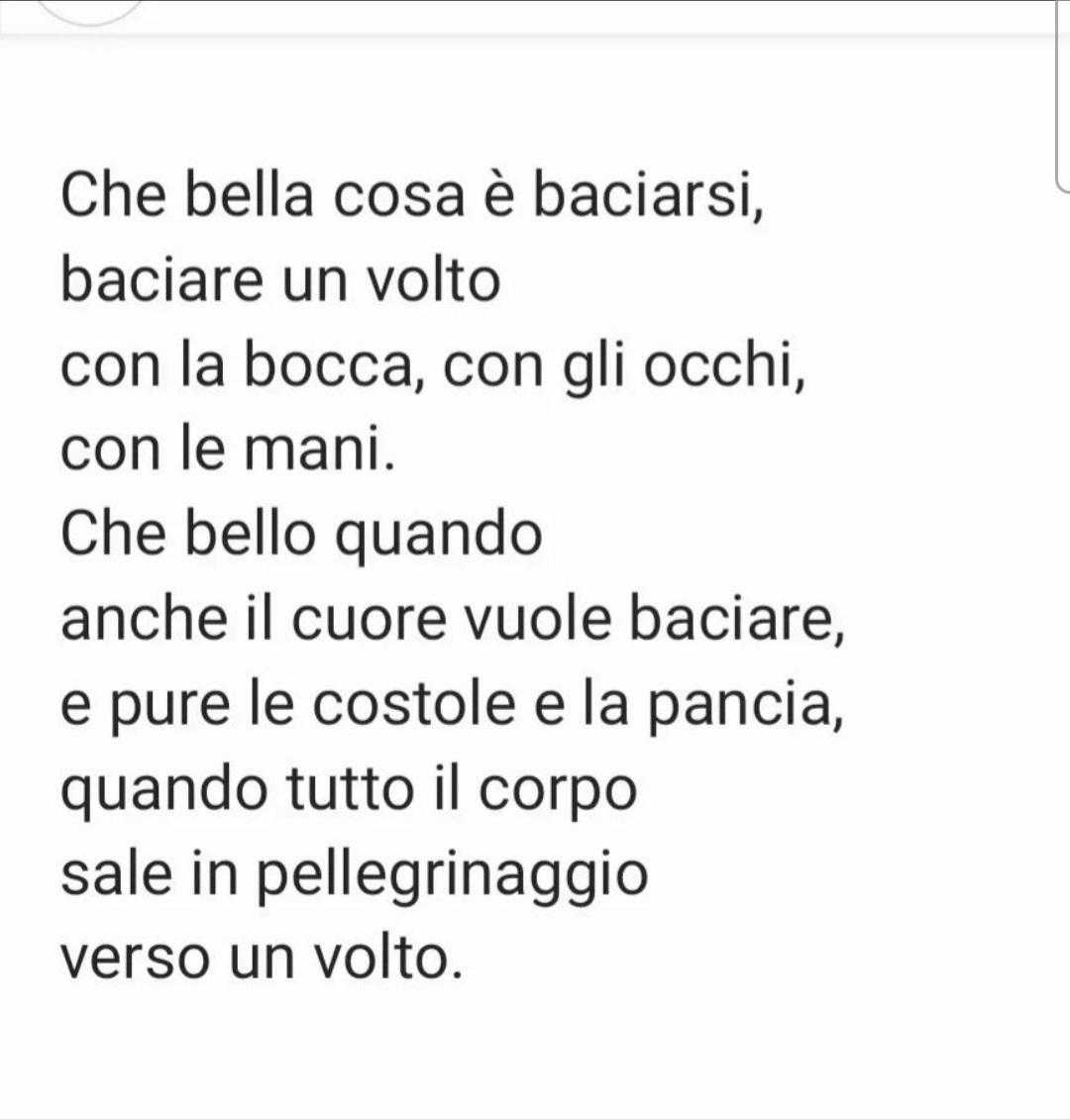 #giornatamondialedelbacio
#VentagliDiParole #PoesiaPerLaSera #ScrittureBrevi 
#6Luglio  #FrancoArminio